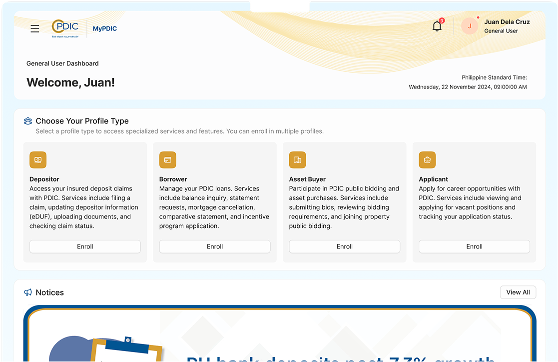 MyPDIC dashboard on laptop and mobile